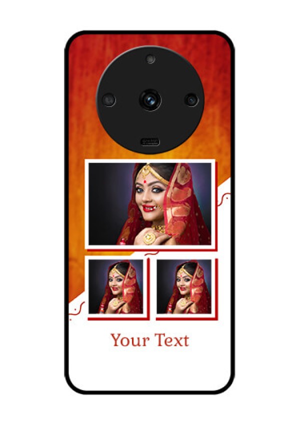 Realme Narzo 60 5G Custom Glass Phone Case - Wedding Memories Design