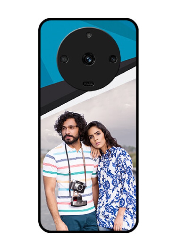 Realme Narzo 60 5G Photo Printing on Glass Case - Simple Pattern Photo Upload Design