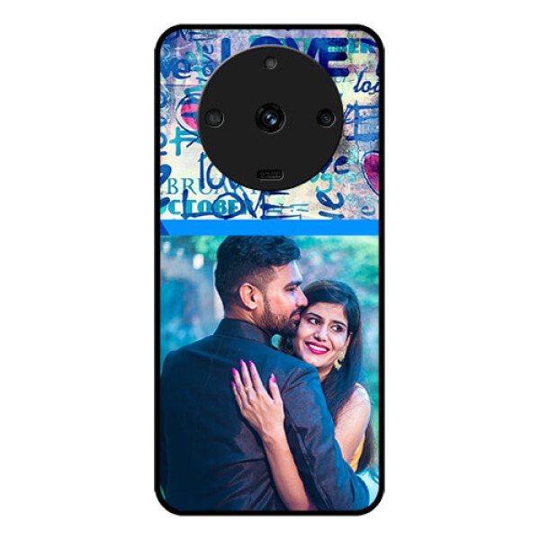 Realme Narzo 60 5G Custom Glass Mobile Case - Colorful Love Design