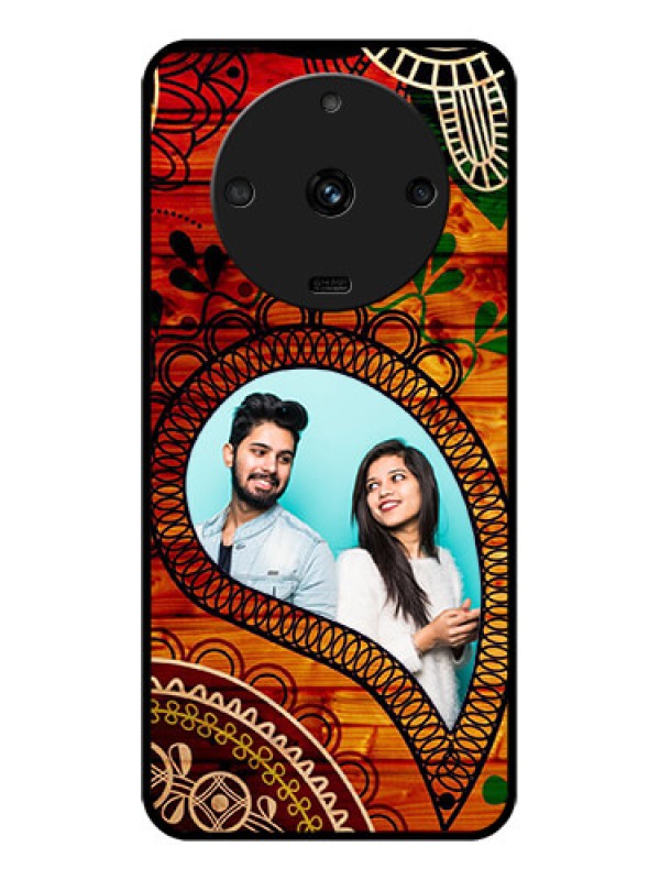 Custom Realme Narzo 60 5G Personalized Glass Phone Case - Abstract Colorful Design