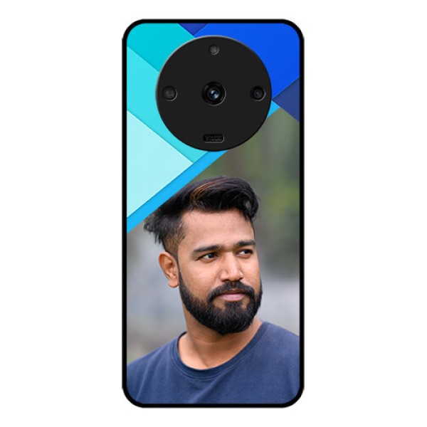 Realme Narzo 60 5G Custom Glass Phone Case - Blue Pattern Design