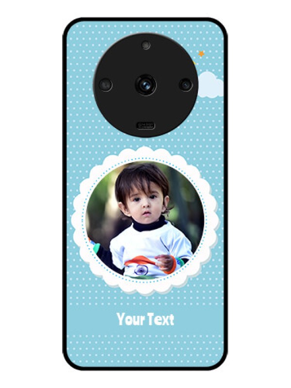 Custom Realme Narzo 60 5G Personalised Glass Phone Case - Violet Pattern Design