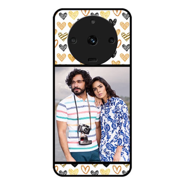 Realme Narzo 60 5G Photo Printing on Glass Case - Love Symbol Design