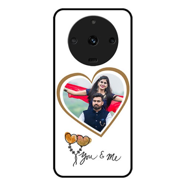 Realme Narzo 60 5G Custom Glass Mobile Case - You & Me Design