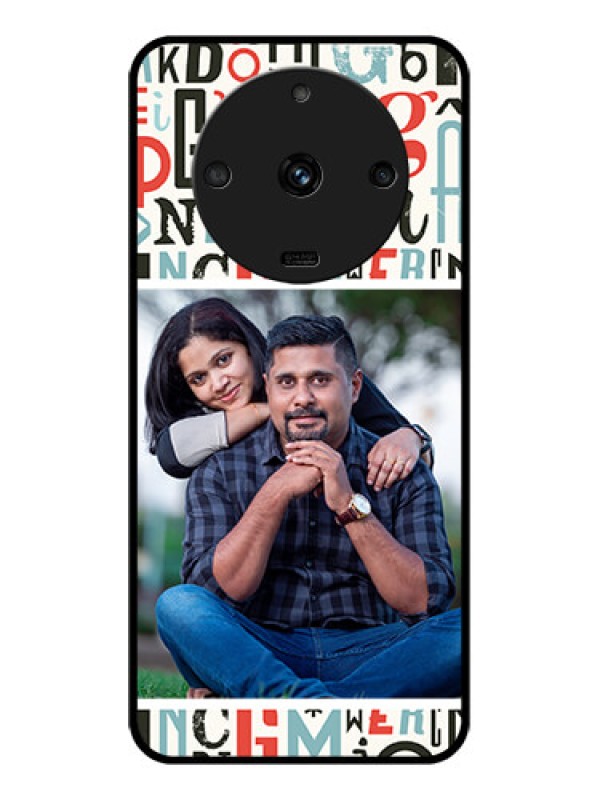 Custom Realme Narzo 60 5G Personalized Glass Phone Case - Alphabet Design