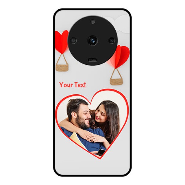 Realme Narzo 60 5G Custom Glass Mobile Case - Parachute Love Design