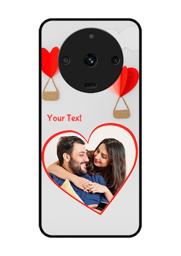 Realme Narzo 60 5G Custom Glass Mobile Case - Parachute Love Design