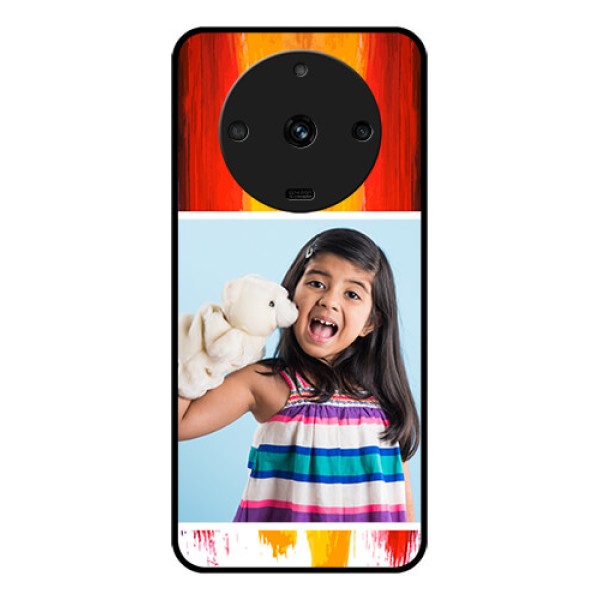 Realme Narzo 60 5G Personalized Glass Phone Case - Multi Color Design