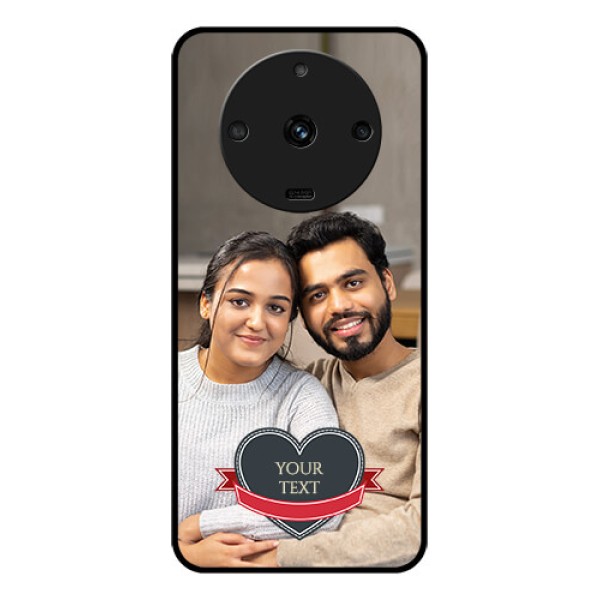 Realme Narzo 60 5G Custom Glass Phone Case - Just Married Couple Design Realme Narzo 60 5G Custom Glass Phone Case - Just Married Couple Design