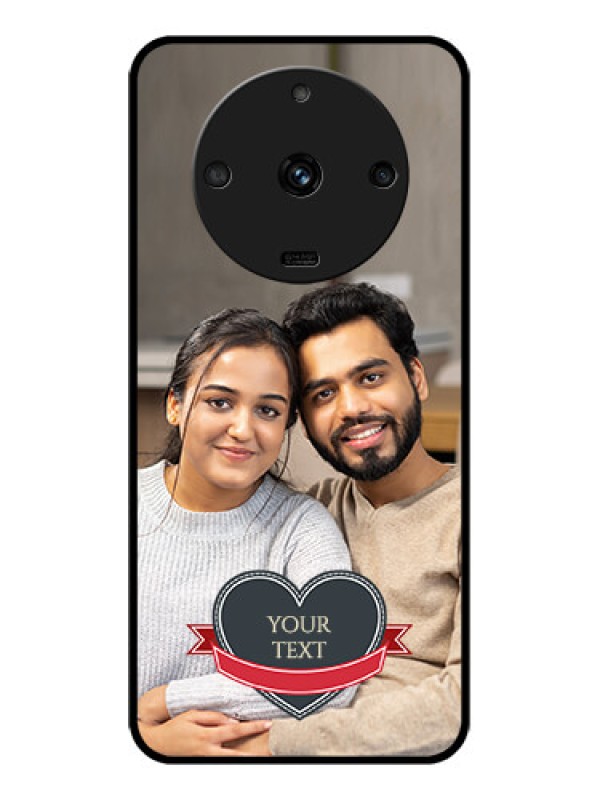 Custom Realme Narzo 60 5G Custom Glass Phone Case - Just Married Couple Design