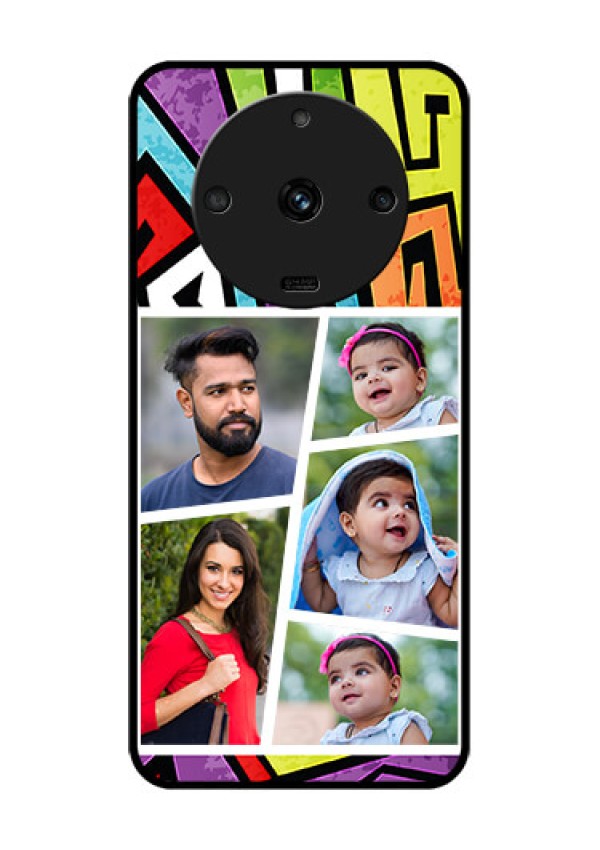 Realme Narzo 60 5G Custom Glass Phone Case - Graffiti pattern Design