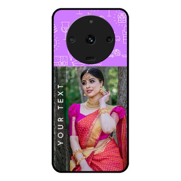 Realme Narzo 60 5G Custom Glass Mobile Case - Birthday Icons Design