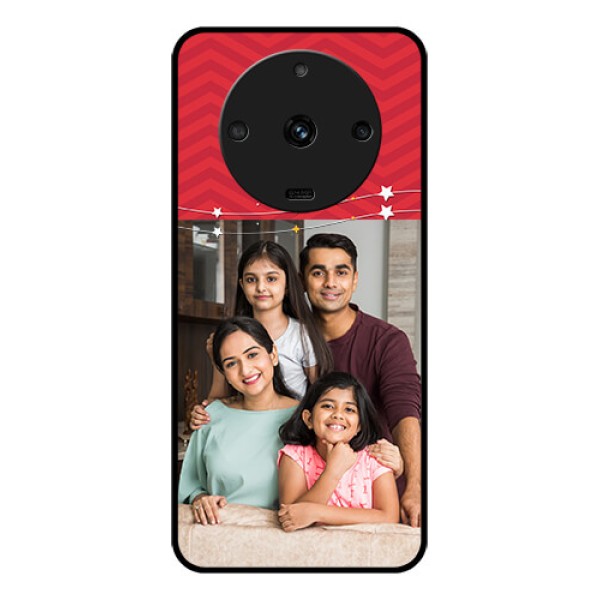Realme Narzo 60 5G Personalized Glass Phone Case - Happy Family Design