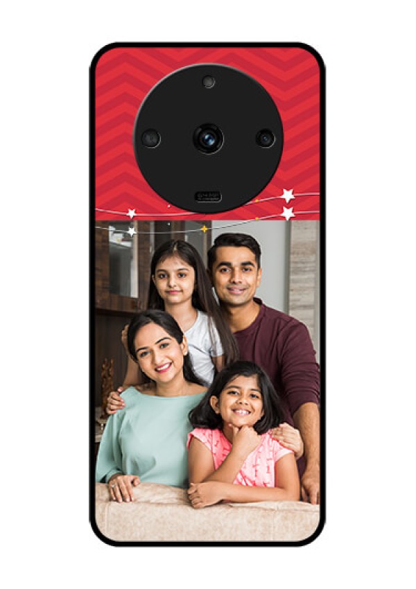Realme Narzo 60 5G Personalized Glass Phone Case - Happy Family Design
