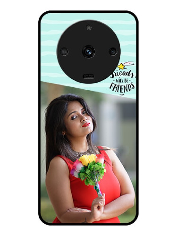 Custom Realme Narzo 60 5G Custom Glass Phone Case - Friends Picture Icon Design