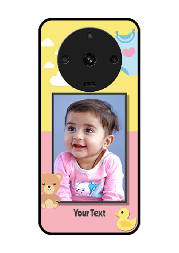 Realme Narzo 60 5G Photo Printing on Glass Case - Kids 2 Color Design
