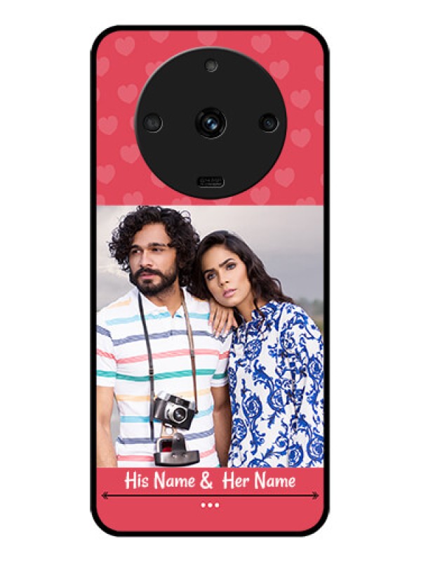 Custom Realme Narzo 60 5G Photo Printing on Glass Case - Simple Love Design