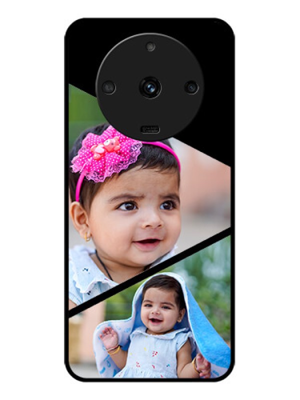 Custom Realme Narzo 60 5G Custom Glass Phone Case - Semi Cut Design