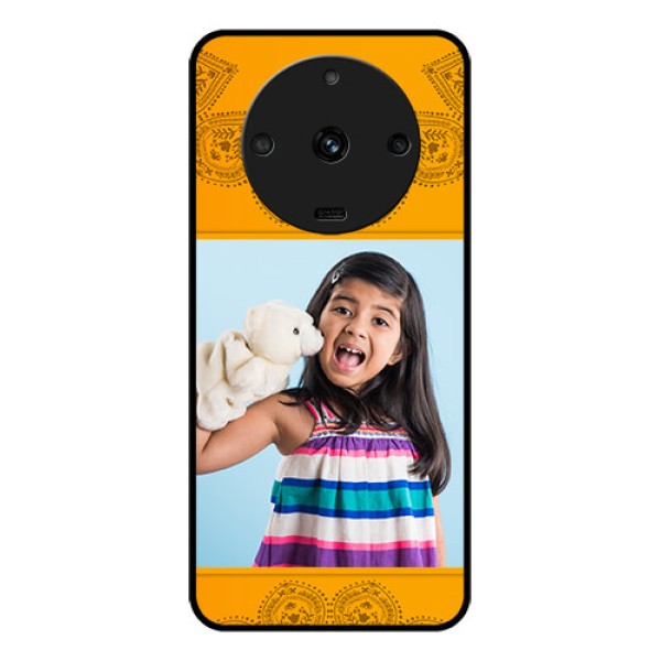 Realme Narzo 60 5G Personalized Glass Phone Case - Photo Wedding Design