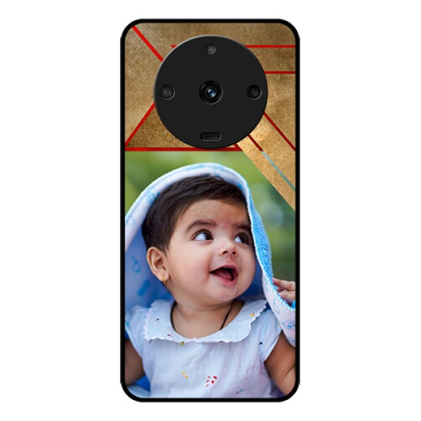Realme Narzo 60 5G Personalized Glass Phone Case - Gradient Abstract Texture Design