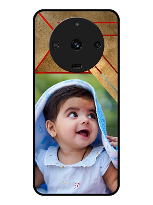 Custom Realme Narzo 60 5G Personalized Glass Phone Case - Gradient Abstract Texture Design