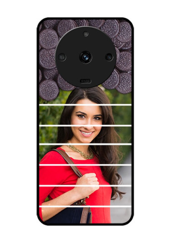 Realme Narzo 60 5G Custom Glass Phone Case - with Oreo Biscuit Design