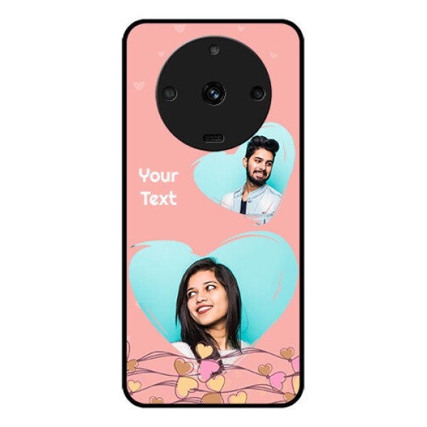 Realme Narzo 60 5G Custom Glass Mobile Case - Love Doodle Design