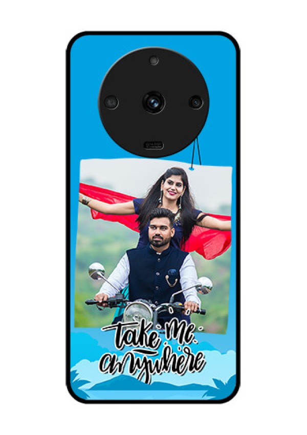 Realme Narzo 60 5G Custom Glass Mobile Case - Traveller Design