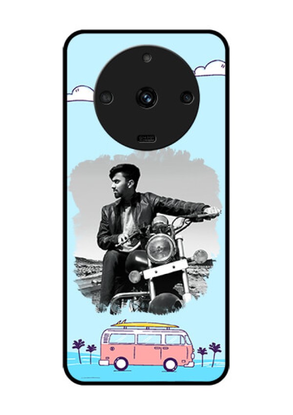 Realme Narzo 60 5G Photo Printing on Glass Case - Travel & Adventure Design