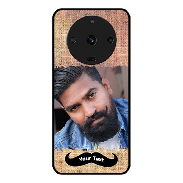 Realme Narzo 60 5G Personalized Glass Phone Case - with Texture Design