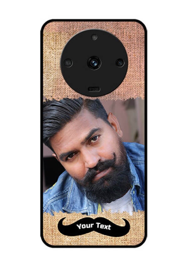 Realme Narzo 60 5G Personalized Glass Phone Case - with Texture Design