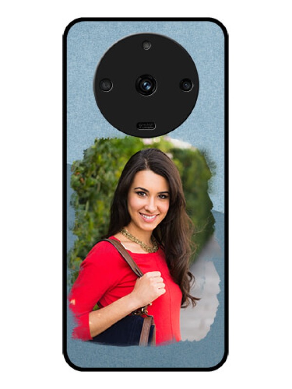 Custom Realme Narzo 60 5G Custom Glass Mobile Case - Grunge Line Art Design