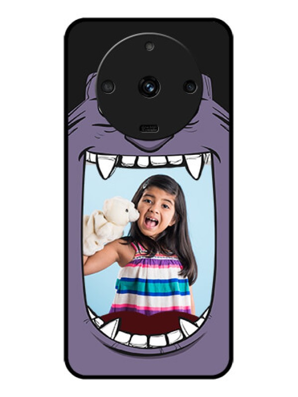 Custom Realme Narzo 60 5G Custom Glass Phone Case - Angry Monster Design