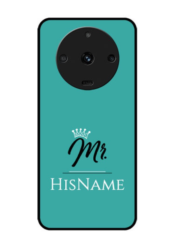 Realme Narzo 60 5G Custom Glass Phone Case Mr with Name