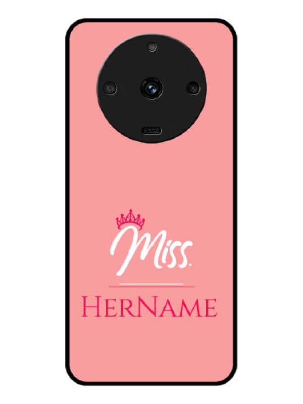 Custom Realme Narzo 60 5G Custom Glass Phone Case Mrs with Name