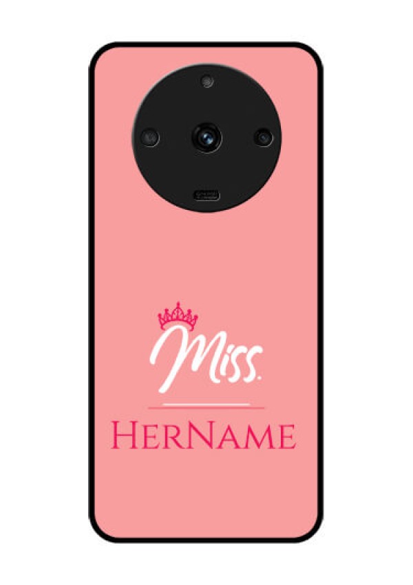 Realme Narzo 60 5G Custom Glass Phone Case Mrs with Name