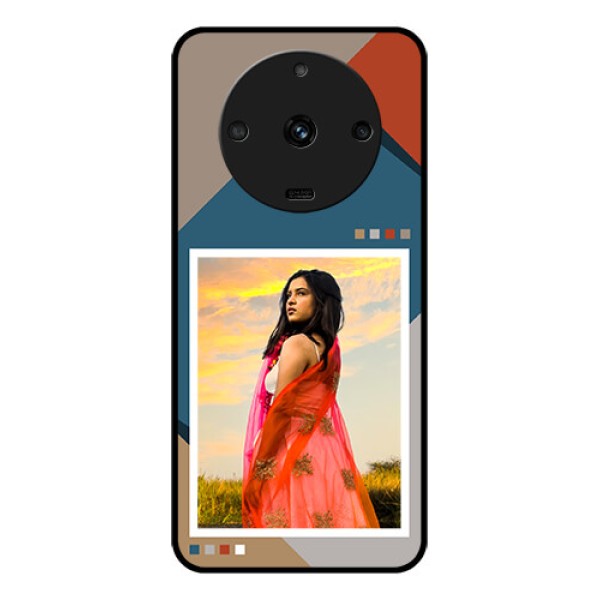 Realme Narzo 60 5G Personalized Glass Phone Case - Retro color pallet Design Realme Narzo 60 5G Personalized Glass Phone Case - Retro color pallet Design