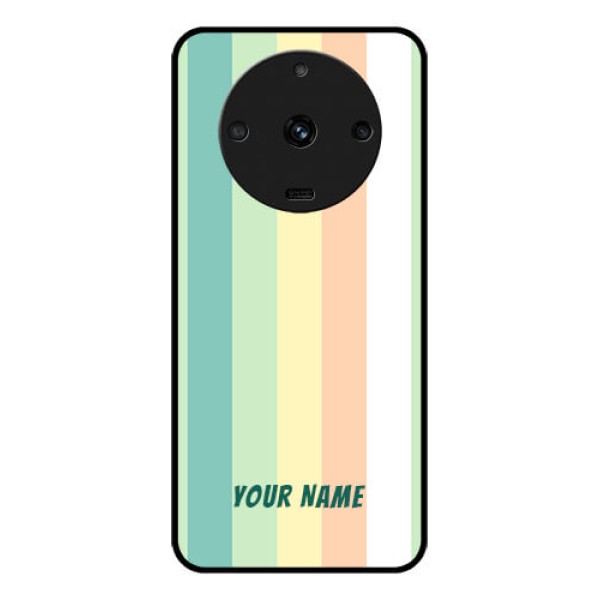 Realme Narzo 60 5G Photo Printing on Glass Case - Multi-colour Stripes Design Realme Narzo 60 5G Photo Printing on Glass Case - Multi-colour Stripes Design