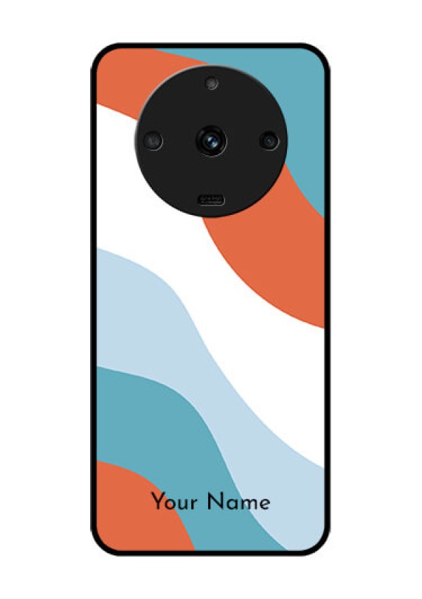 Realme Narzo 60 5G Custom Glass Mobile Case - coloured Waves Design