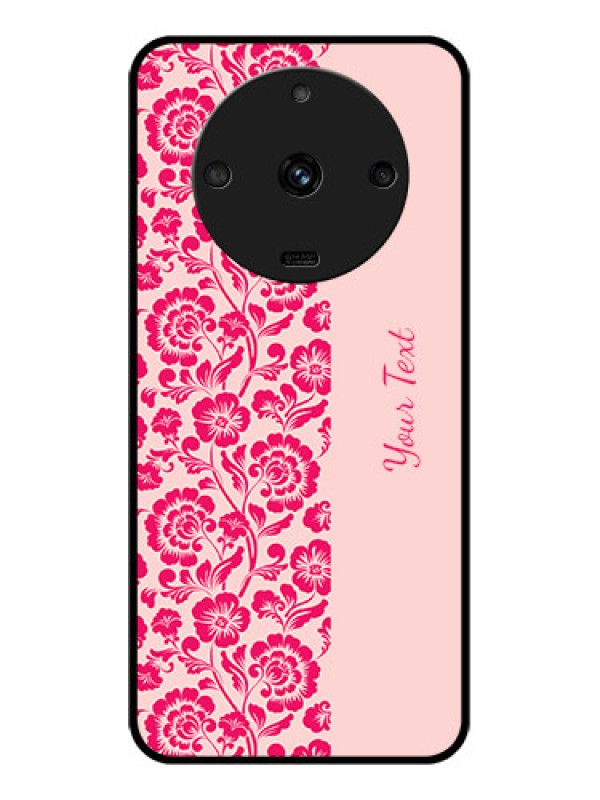 Custom Realme Narzo 60 5G Custom Glass Phone Case - Attractive Floral Pattern Design