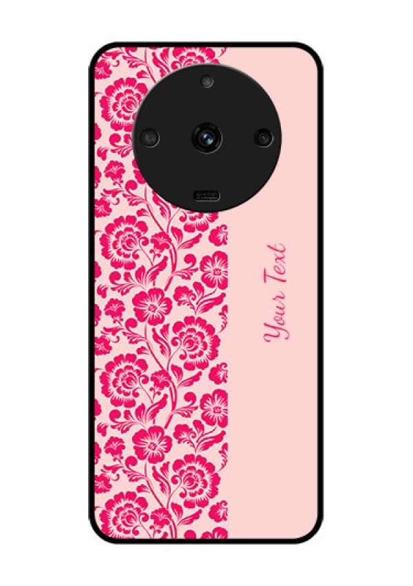 Realme Narzo 60 5G Custom Glass Phone Case - Attractive Floral Pattern Design