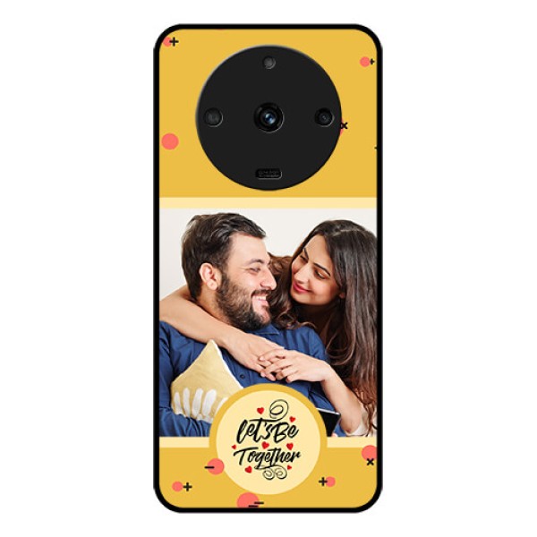 Realme Narzo 60 5G Photo Printing on Glass Case - Lets be Together Design Realme Narzo 60 5G Photo Printing on Glass Case - Lets be Together Design