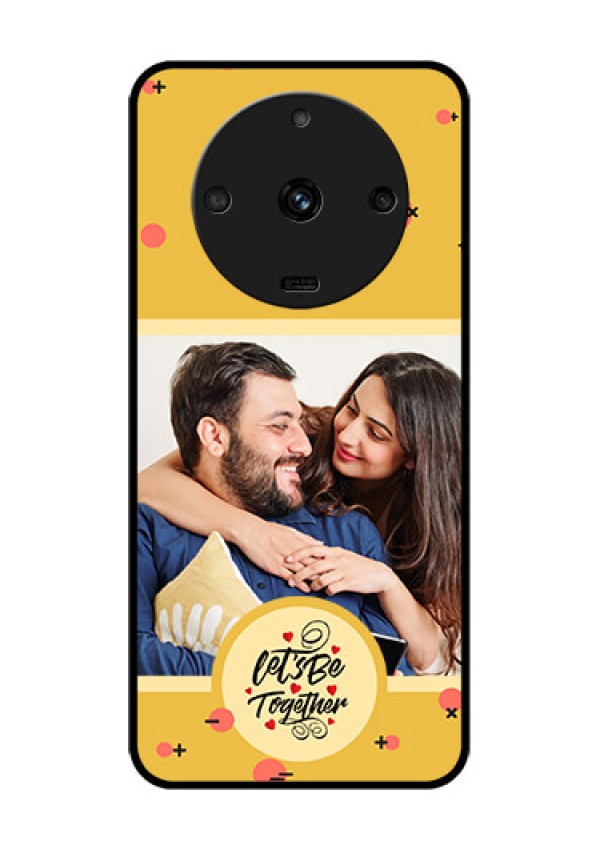 Realme Narzo 60 5G Photo Printing on Glass Case - Lets be Together Design