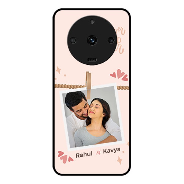Realme Narzo 60 5G Custom Glass Phone Case - Forever and ever love Design Realme Narzo 60 5G Custom Glass Phone Case - Forever and ever love Design