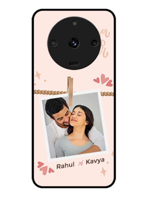 Custom Realme Narzo 60 5G Custom Glass Phone Case - Forever and ever love Design