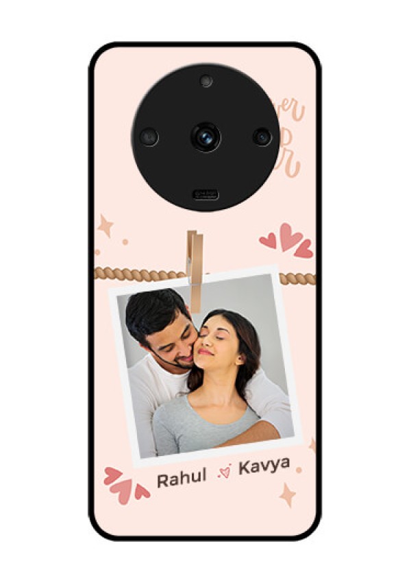 Realme Narzo 60 5G Custom Glass Phone Case - Forever and ever love Design