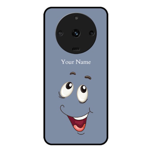 Realme Narzo 60 5G Photo Printing on Glass Case - Laughing Cartoon Face Design Realme Narzo 60 5G Photo Printing on Glass Case - Laughing Cartoon Face Design