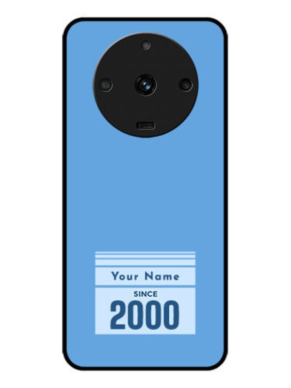 Custom Realme Narzo 60 5G Custom Glass Mobile Case - Custom Year of birth Design