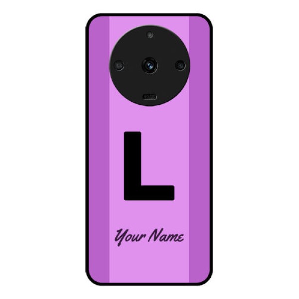Realme Narzo 60 5G Custom Glass Phone Case - Tricolor custom text Design Realme Narzo 60 5G Custom Glass Phone Case - Tricolor custom text Design