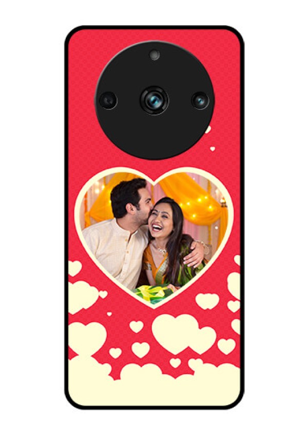 Realme Narzo 60 Pro 5G Custom Glass Mobile Case - Love Symbols Phone Cover Design